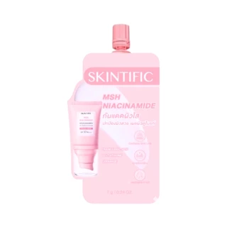 SKINTIFIC สกินทีฟิค มอยส์เจอร์ กันแดด Ceramide กันแดด Niacinamide 377 เซรั่ม Ceramide 1 ซอง 7ml