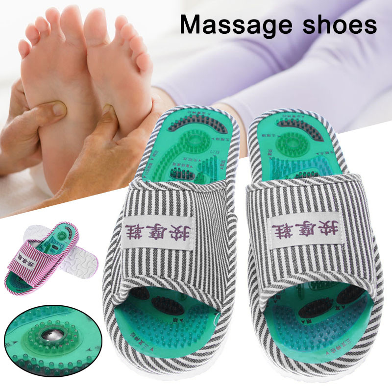 รองเท้าแตะนวดฝังเข็ม กดจุด reflexology เหมาะสำหรับทั้งผู้ชายและผู้หญิง