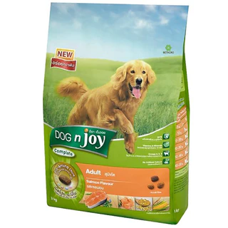 [จัดส่งจากคลัง] DOG N JOY Complete ด็อกเอ็นจอย คอมพลีท อาหารเม็ด สำหรับสุนัขโต ทุกสายพันธุ์ รสแซลมอน 3kg [8859104005044]