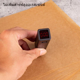100แผ่น/ชุด กระดาษอบแห้งระดับอาหาร กระดาษรองอบขนม รองอาหาร อบ เบเกอรี่ และห่ออาหาร กระทะปิ้งย่าง ถาดอบขนม กระดาษไข