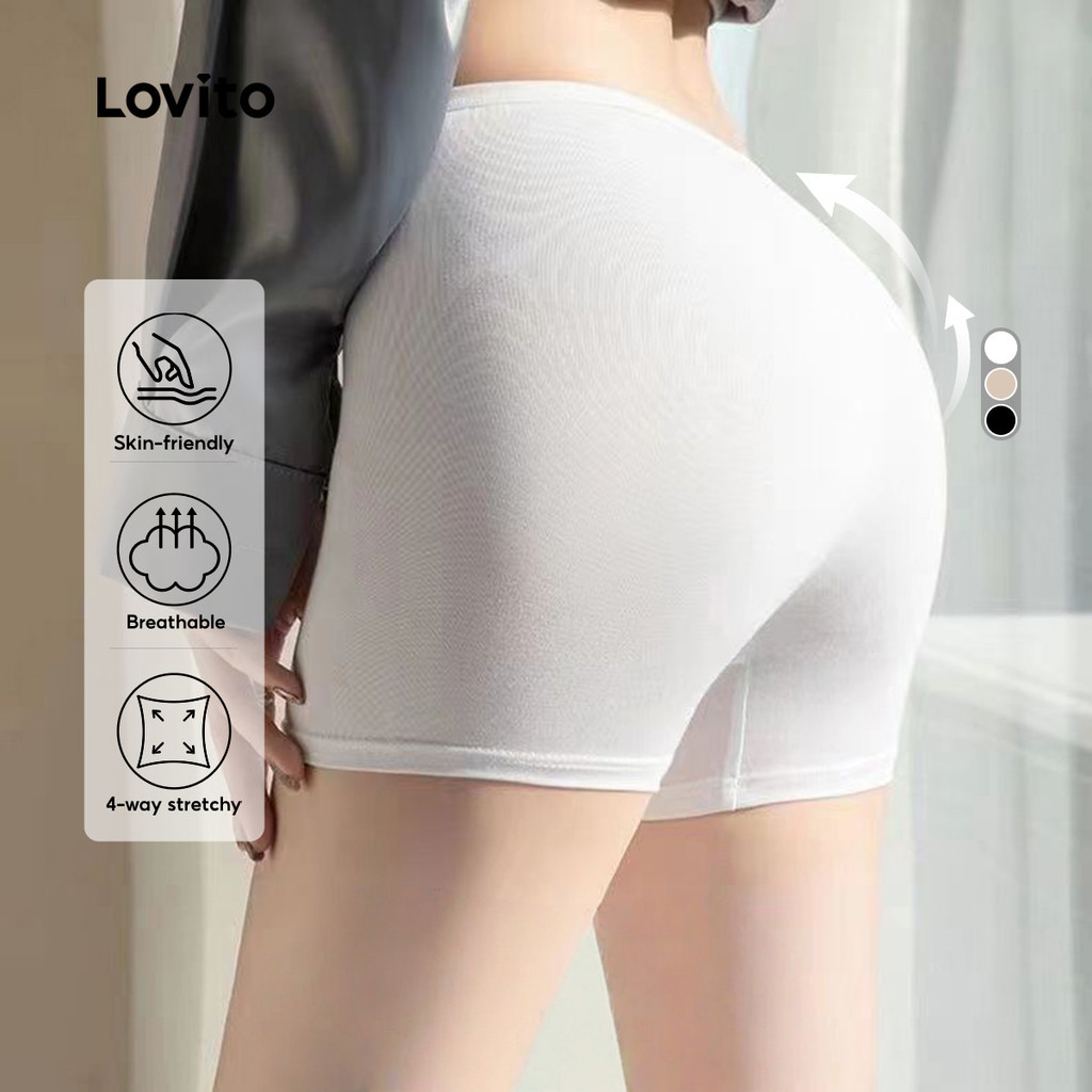 Lovito กางเกงความปลอดภัยแบบลำลอง LNE113131