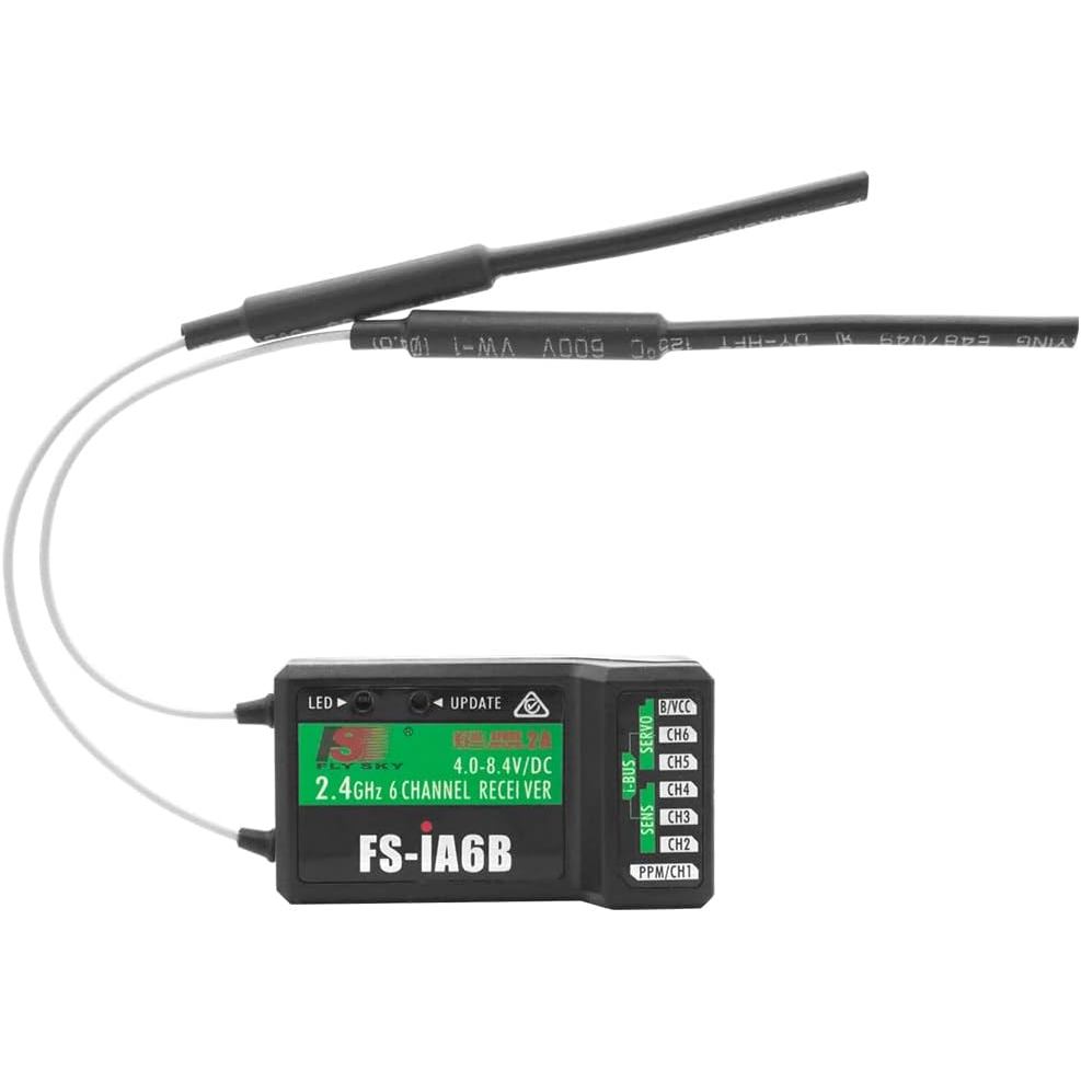 Flysky FS-iA6B Receiver 6-Channel 2.4G PPM Output with iBus Port Compatible Flysky FS-i4 FS-i6 FS-i6