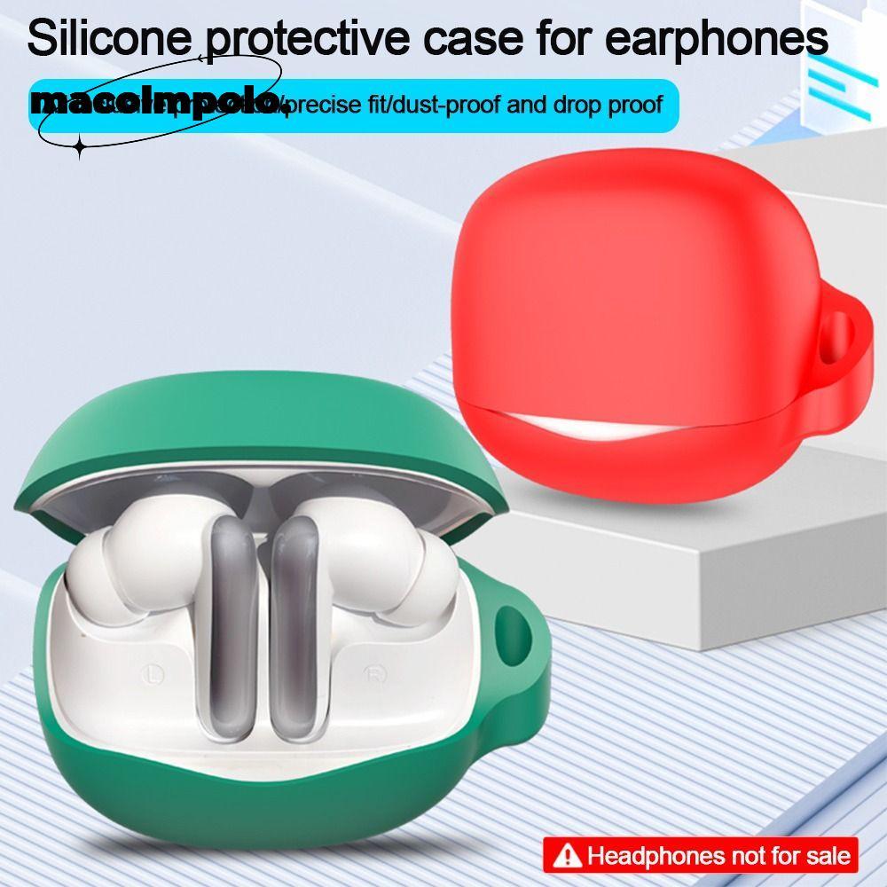 หูฟัง, ฝาครอบหูฟังซิลิโคนกันฝุ่น, สามสีป้องกันการล่มสลายพร้อมตัวป้องกันหูฟัง Carabiner สําหรับ QCY M