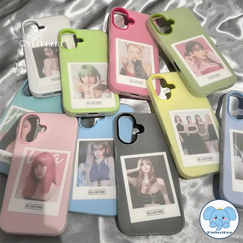 สำหรับ IPhone 11 17 AIR 16 15 13 14 12 Pro Max 7 16 14 15 Plus XS X XR Max กรอบรูปแฟชั่นสาว 2 in 1 เคส TPU นุ่มกันกระแทก