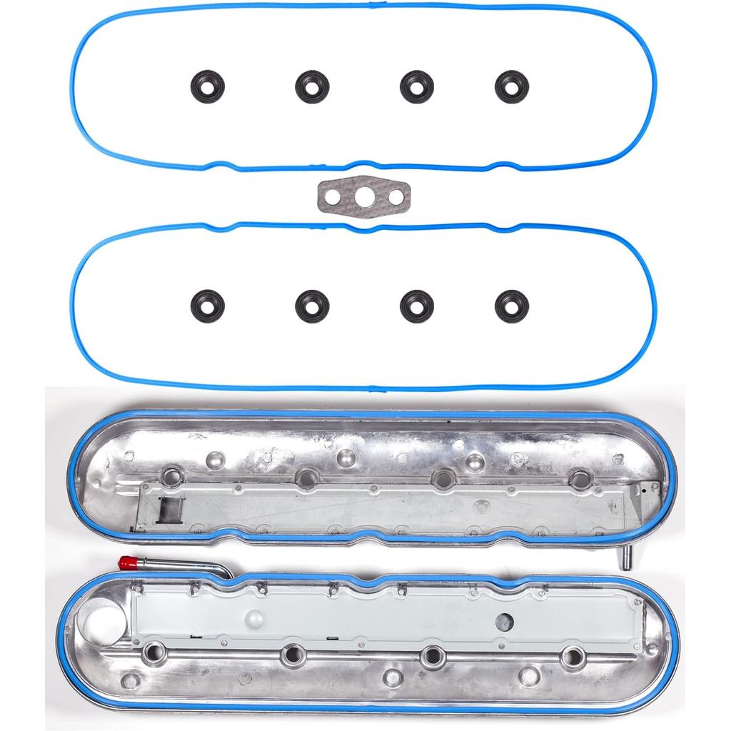 12637683 VS50504R for Chevy LS 5.3 Valve Cover Gasket 4.8 5.3 6.0 6.2L Silverado 1500 2500 3500 Subu