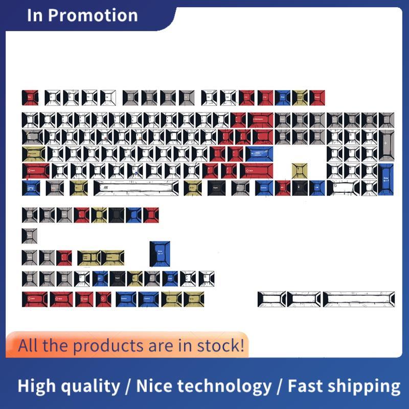 PBT การ์ตูนสไตล์ Keycaps PBT Keycaps Keycaps สําหรับ Cherry MX Switches Cherry Profile Keycaps