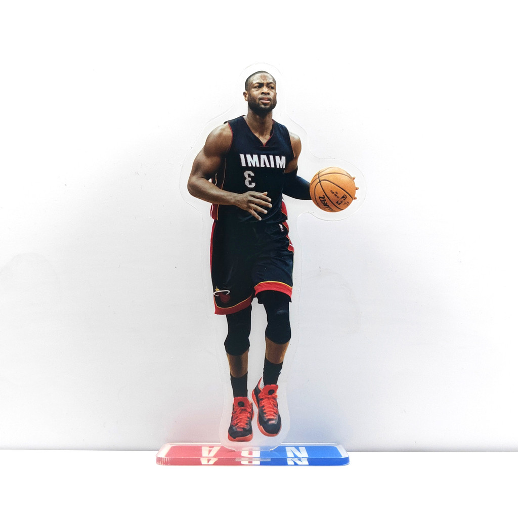Dwyane Wade Black หุ่นขาตั้งอะคริลิคบาสเก็ตบอลชื่อดัง
