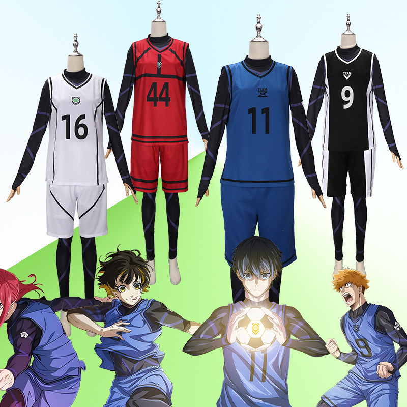 เสื้อแจ็กเก็ตcosplay ตัวละครYoichi Isagi, Bachira Meguru, Chigiri Hyoma, Rensuke Kunigami เหมาะเป็นข