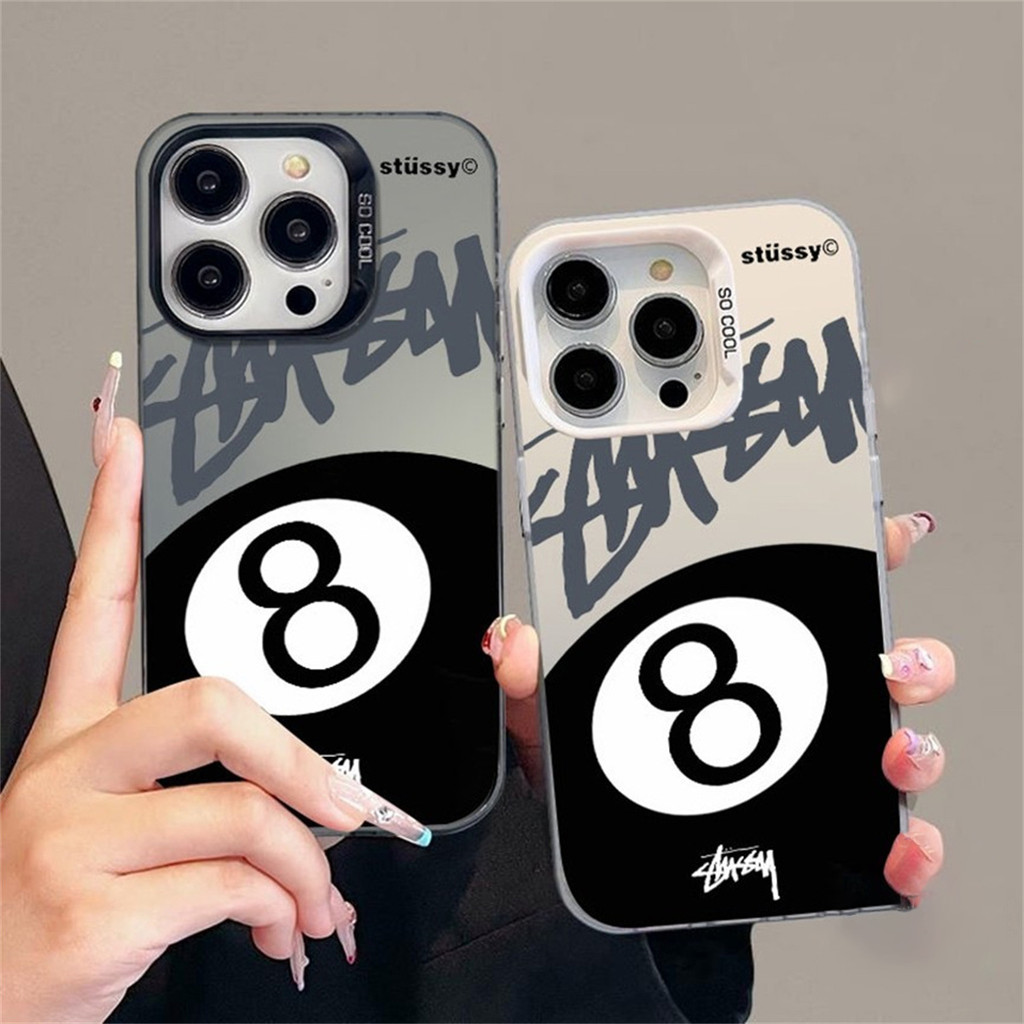 เคสไอโฟน สำหรับ IPhone 16 15  13 12 14 11 17 Air Pro Max XR Max 7 8 Plus เคส IPhone Pool Ball Number