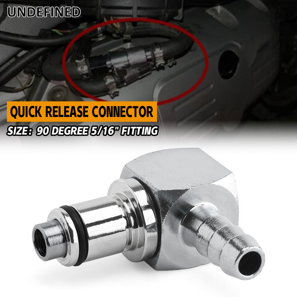 UN 3/8สายท่อเชื้อเพลิงก๊าซ90องศา5/16 "1/4" เพศชายตัวคู่ต่อถอดออกได้อย่างรวดเร็วสำหรับ Ducati 996 BMW
