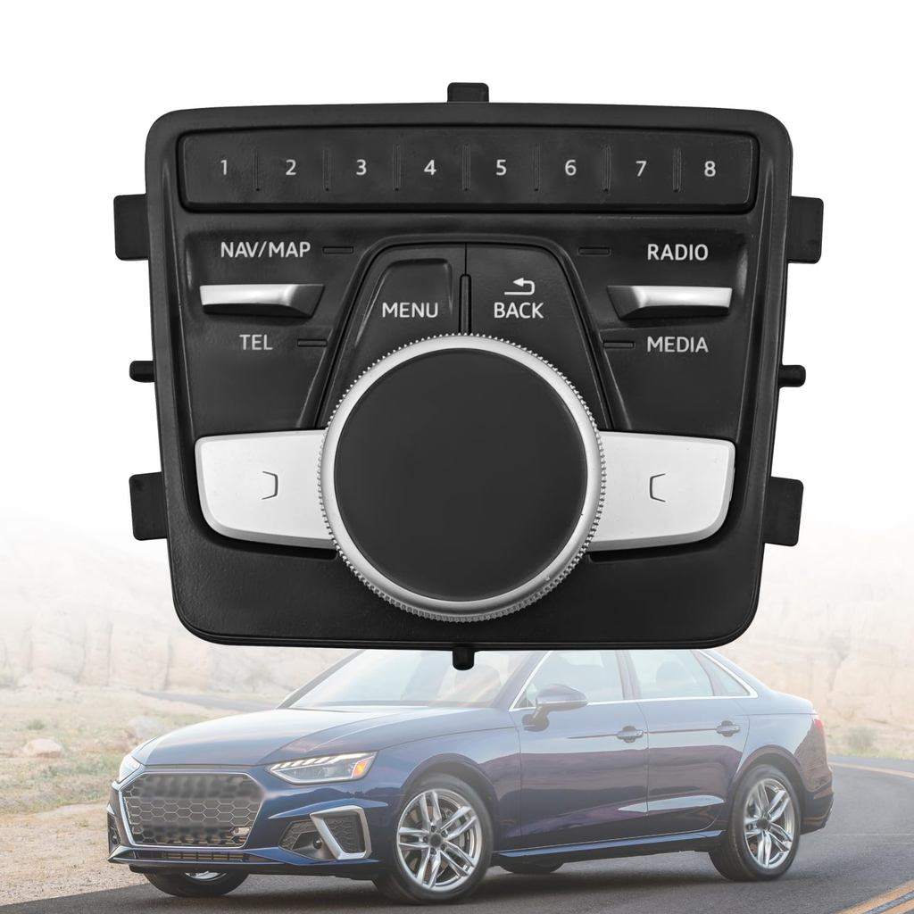 8W0919614T ด้านหน้าคอนโซลกลางมัลติมีเดียแผงควบคุมเหมาะสําหรับ Audi A4 A5 S4 S5 2017-2024 8W0919614พี