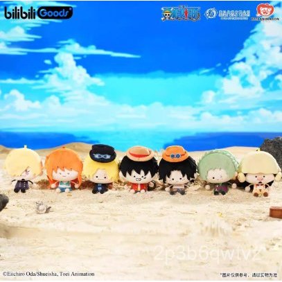 กระเป๋าใส่เหรียญตุ๊กตา One Piece ลายการ์ตูน One Piece ของแท้จาก bilibiliGoods มีในสต็อกแล้ว