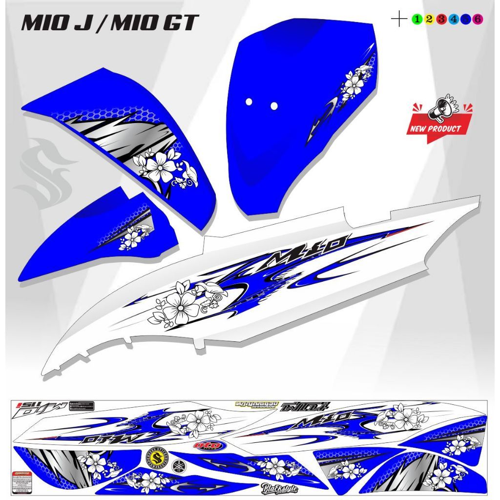 MIO J STICKERS / MIO J / MIO GT VARIATION STRIPING