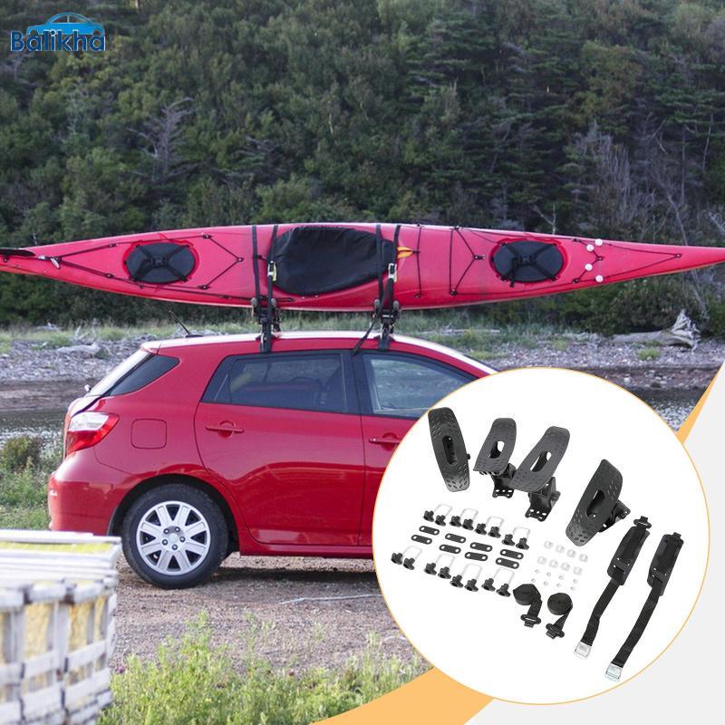 Kayak Roof Rack Carrier อเนกประสงค์ ต้านการลื่น ยืดหยุ่น สำหรับขนของเล่นน้ำทุกชนิด