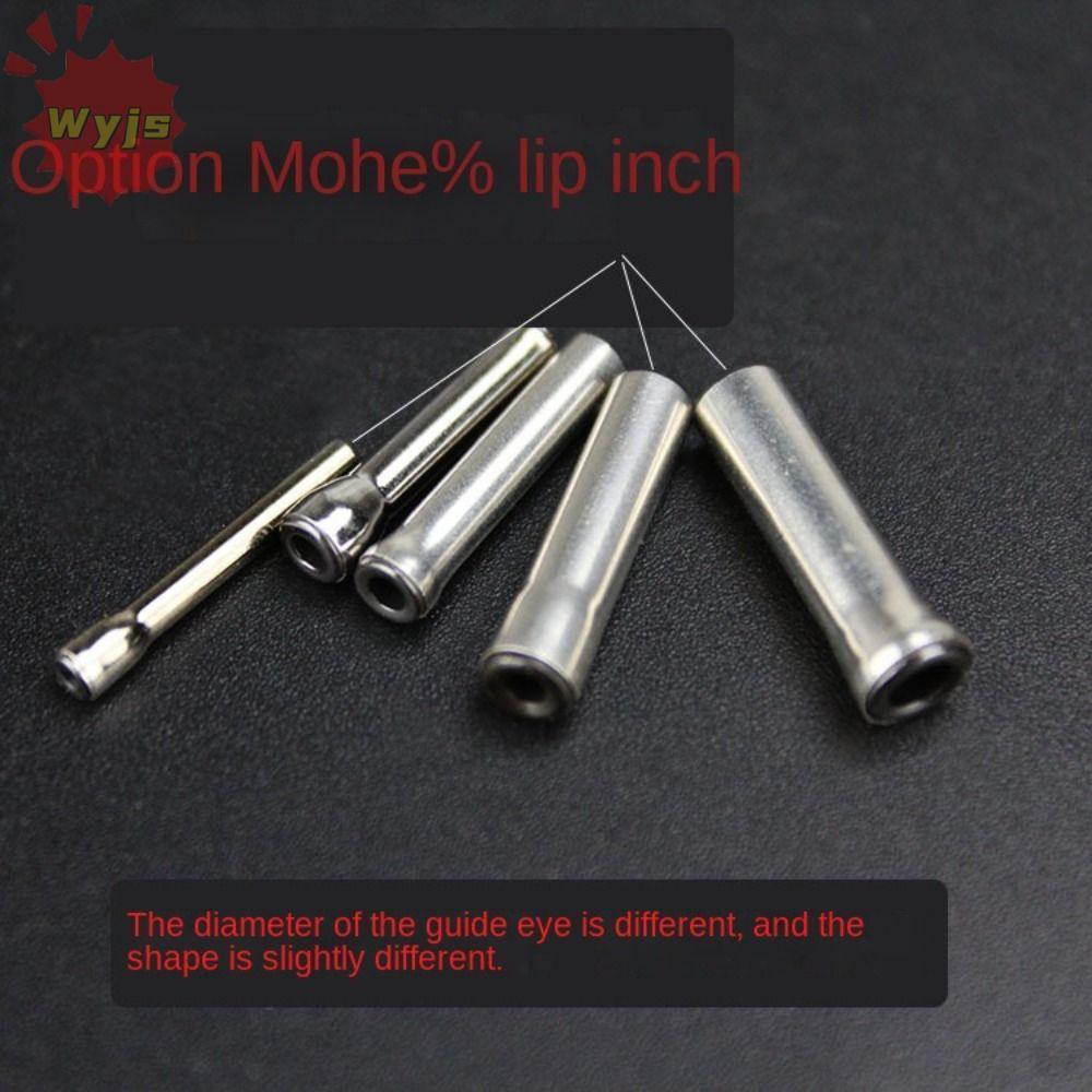 WYJS Chinatrust เซรามิคแหวน, O แหวนสแตนเลสตกปลา Rod Guide, 2.8 มม.-4.6 มม.ตกปลารูปไข่ Tackle กล่องอุ