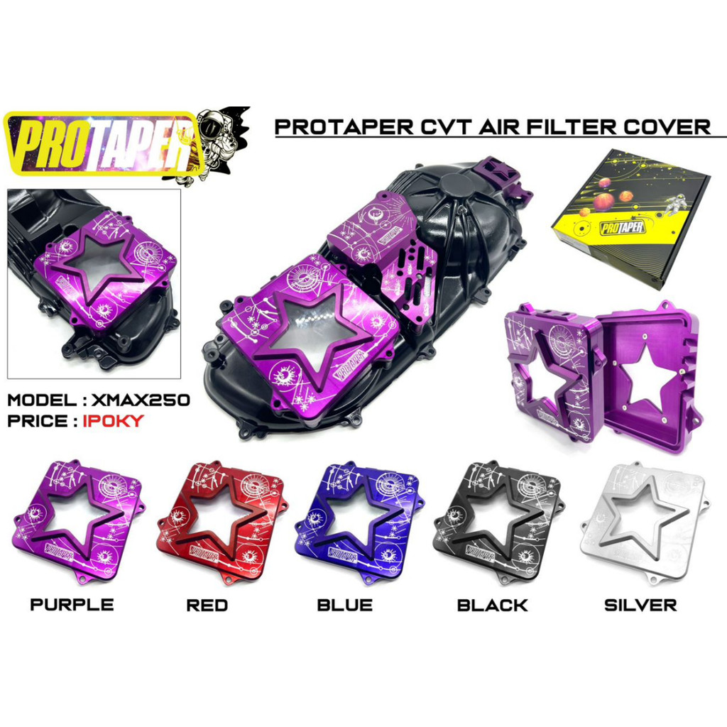 PROTAPER CNC CVT ฝาครอบกรองอากาศ & CVT CENTER COVER & ฝาครอบด้านหลัง * * * XMAX250 XMAX300 XMAX 250/