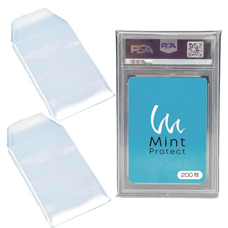 Mint Protect Official PSA Sleeves - 200 Pack Storage and Protection Case