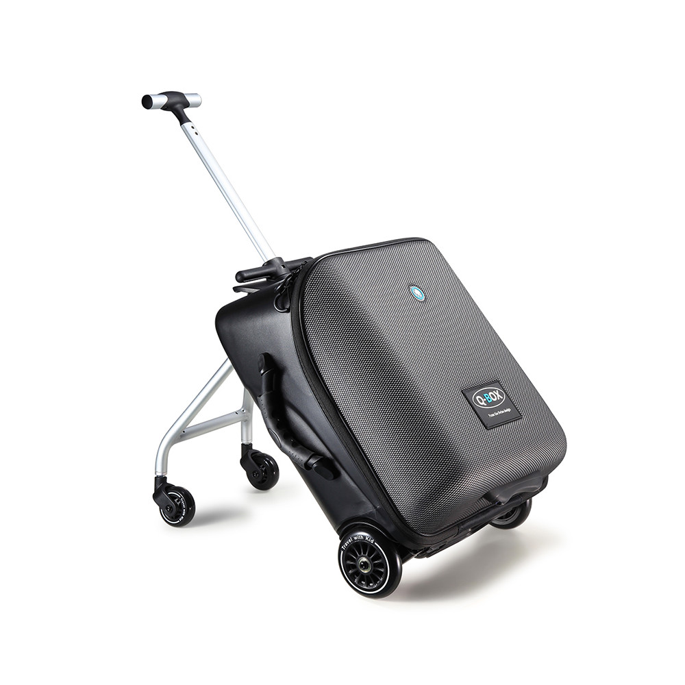 QBOX กระเป๋าเดินทางขี้เกียจรถเข็นเด็กสามารถนั่งสามารถขึ้นเครื่องกระเป๋าเดินทาง Slip-On Baby Travel B