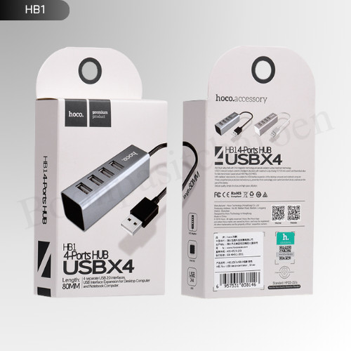 Hoco HB1 ช่องUSBเพิ่มจาก1เป็น4 HUB USB