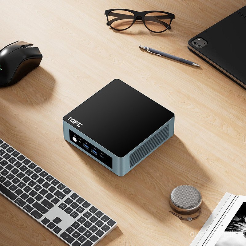 AMD Mini คอมพิวเตอร์โฮสต์ R7 5700/7730U Mini Desktop R5 5600/7530U สํานักงานเกม