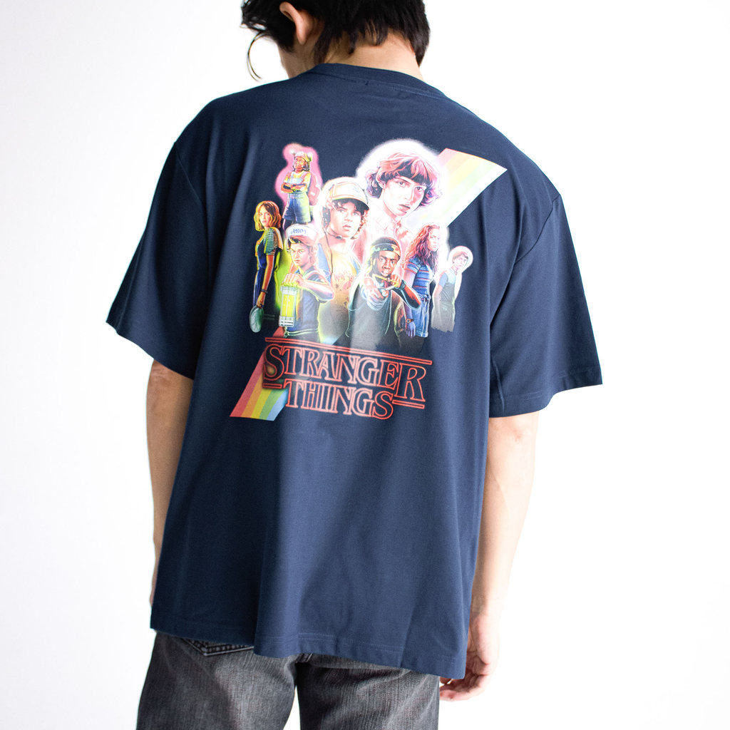 era-won เสื้อยืด T-Shirt Oversize รุ่น era-won x Stranger things สี Navy