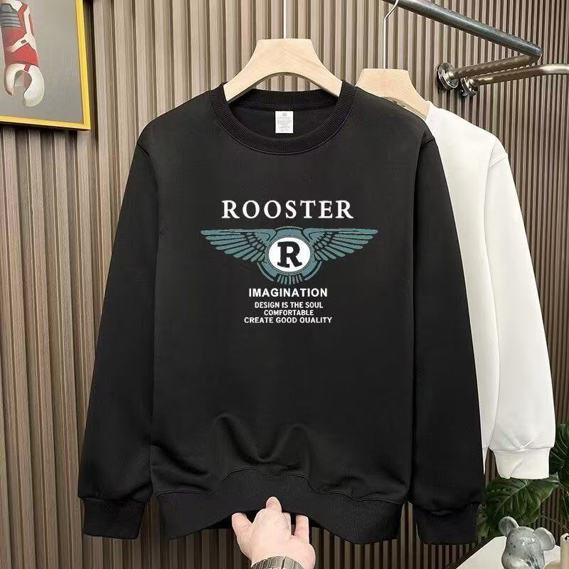 COD（พร้อมส่งจากกรุงเทพ） เสื้อกันหนาวแขนยาว เสื้อยืดคอกลมพิมพ์ลาย เสื้อเชิ้ตลำลองทรงหลวมใส่สบาย เทรนด์เกาหลี M-XXL