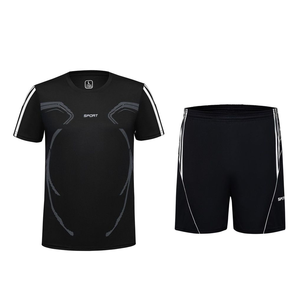 Summer Sports Suit Men's Short-sleeved Sportswear Teenagersshg20251112