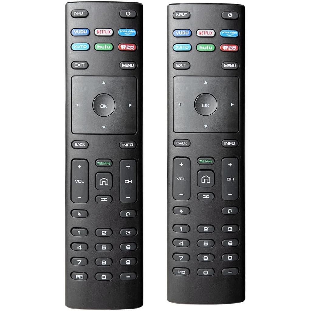 Pack of 2 Universal Replacement สําหรับ Vizio Smart TV Remote Control, 2 ชิ้น XRT136 สําหรับสมาร์ทที