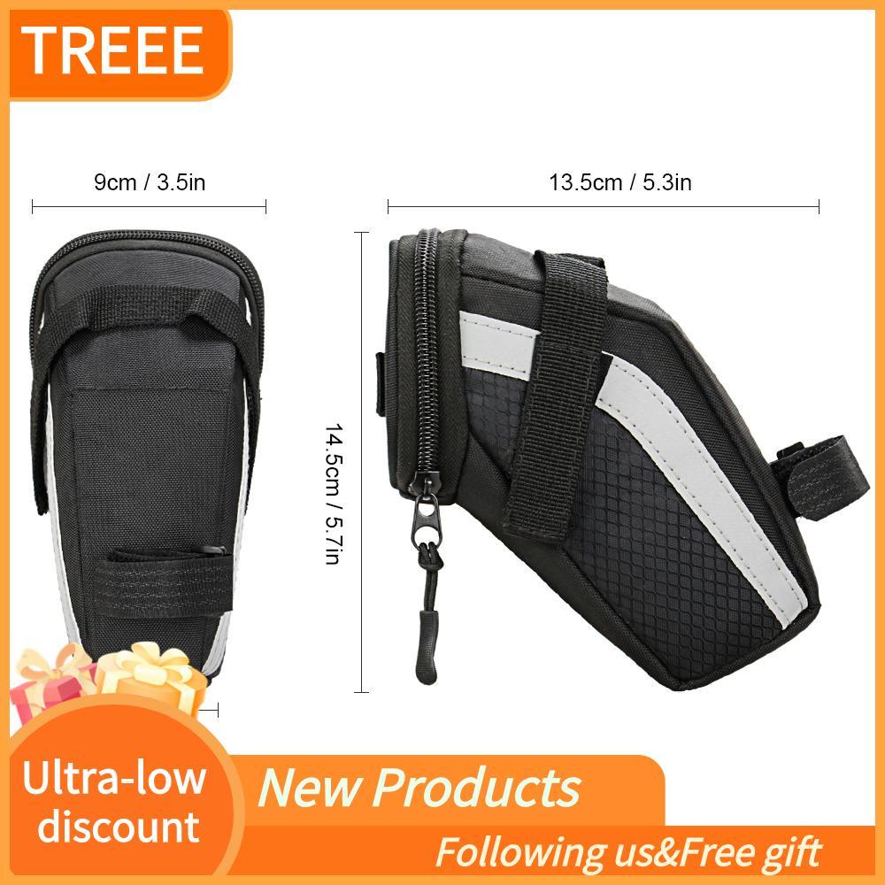 treee กระเป๋าอานจักรยาน Cycle Seat Tail Pouch MTB จักรยานที่เก็บเครื่องมือ
