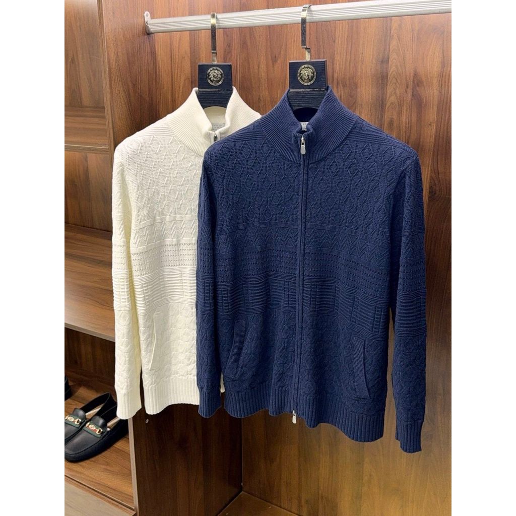 RERD Italy BC Men's Old Money Style Autumn Winter Simple Fashion Business Casual Men's Stand Collar 