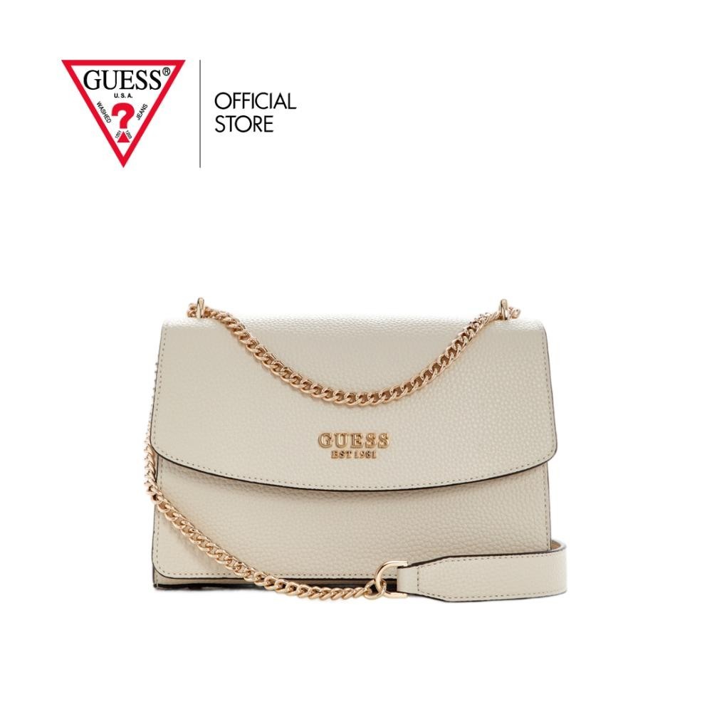 GUESS กระเป๋า รุ่น BG733421 CALISTA CONVERTIBLE XBODY FLAP สีขาว