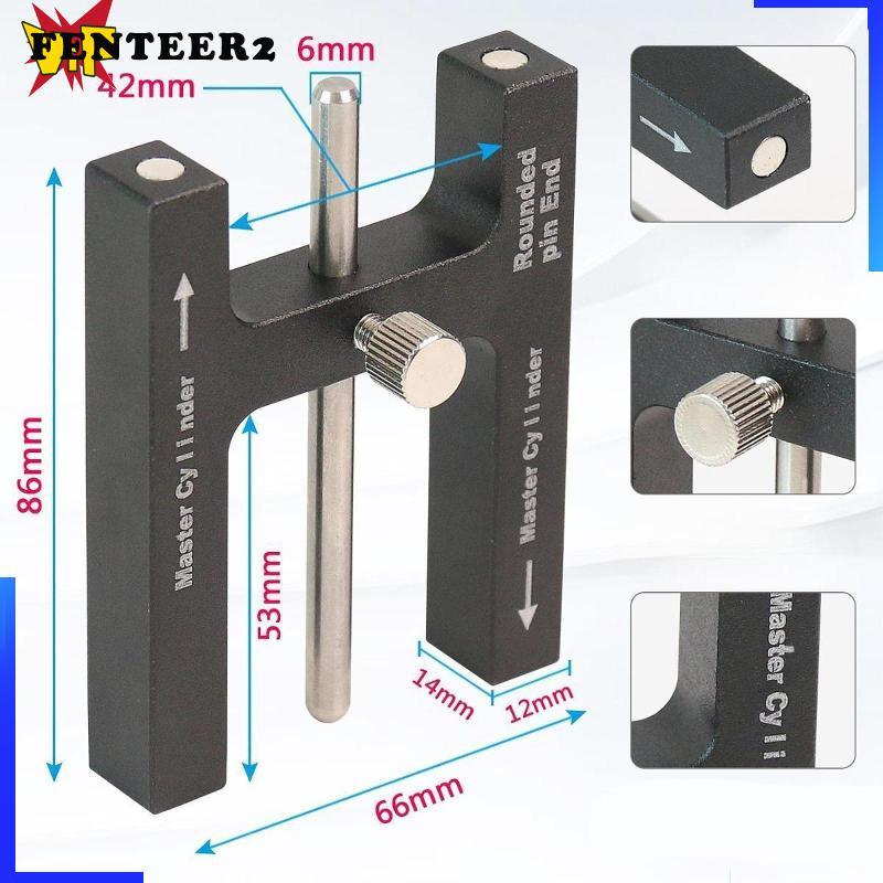 [Fenteer2] เครื่องมือปรับเบรก Generic พร้อมขาปรับเบรคเหยียบ Depressor เครื่องมือ Master กระบอก Push Rod ความยาว Gauge - รูปที่ 5