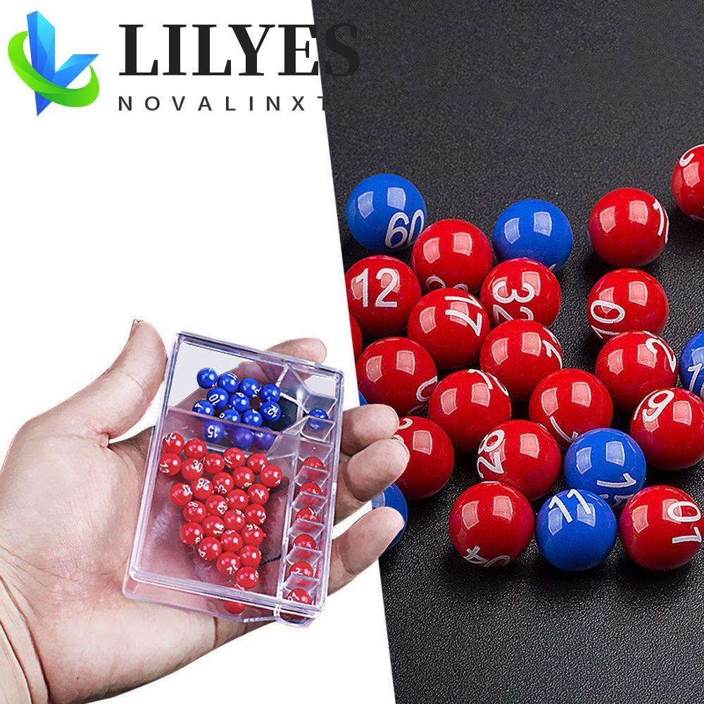 LILYES Lucky Lottery Toy 5+2 6+1 Fortuna Party Game Entertainment Easy Read Numbers Jackpot Bingo Ga
