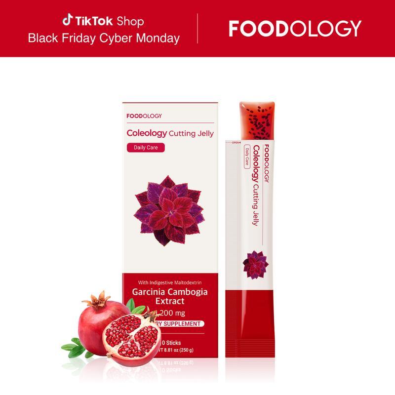 [FOODOLOGY] เยลลี่ตัด Coleology 10days - ส้มแขก (HCA), คอลลาเจนเมล็ดเจีย, กรดไฮยาลูโรนิก, รสทับทิม 8