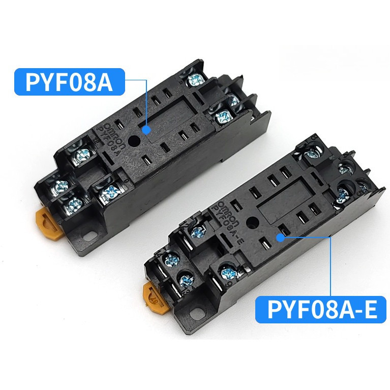 OMRON ฐานรีเลย์ขนาดเล็ก PYF08A-E PTF08A-E PYF14A-E PYF11A-E PYFZ-08-E PTFZ-08-E PTFZ-14-E