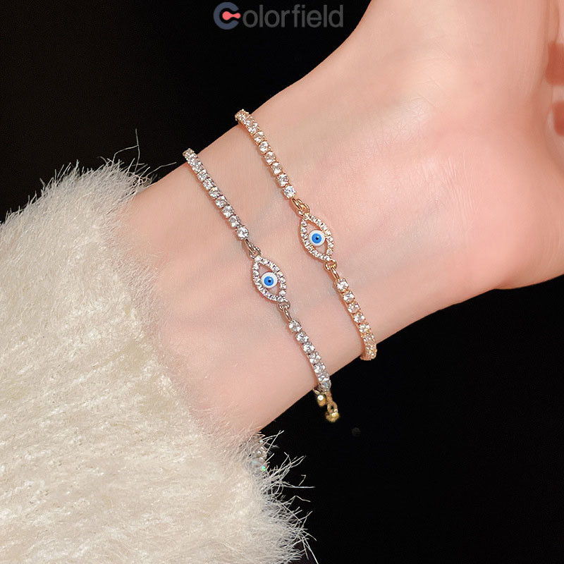 Colorfield เดวิลอาย สร้อยข้อมือ ผู้หญิง เรียบง่าย ดึงดูด ความรู้สึกการออกแบบ ช่อง-COD