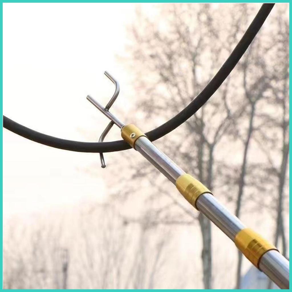 รถบรรทุก Cargo Grabber 4.92Ft Heavy Duty Pickup Grabber Telescoping Truck Bed Cargo Retriever Hook C