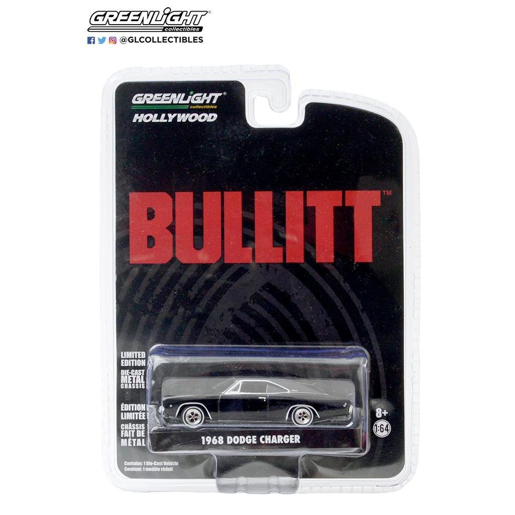 [คลังสินค้าพร้อม] Green Light 1: 64 1968 Dodge Charger RT Hollywood Movie Dodge Blitt Protagonist Ca