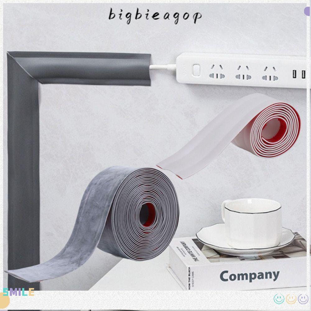 BIGBIEGOP TV Cord Hider, DIY ตกแต่ง Self-Adhesive Cable คอนซีลเลอร์, 2024 กันน้ําสี PVC Wire Cover H
