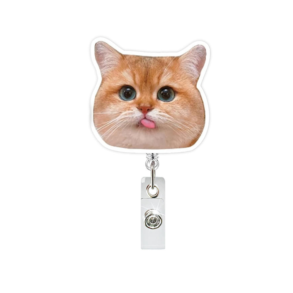 Compact อะคริลิค Badge Reel ทนทาน Retractable รูปที่ 6