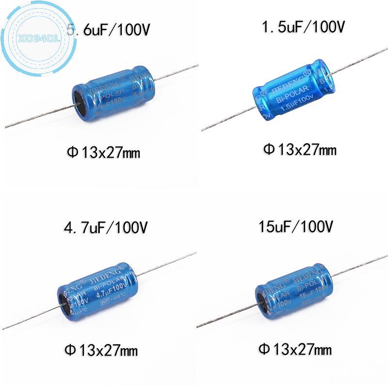 Xo94ol 10PCS Audio Capacitor MKP ความถี่ Divider Crossover Non-Polarity Capacitor 100V 10uF 3.3uF 2.