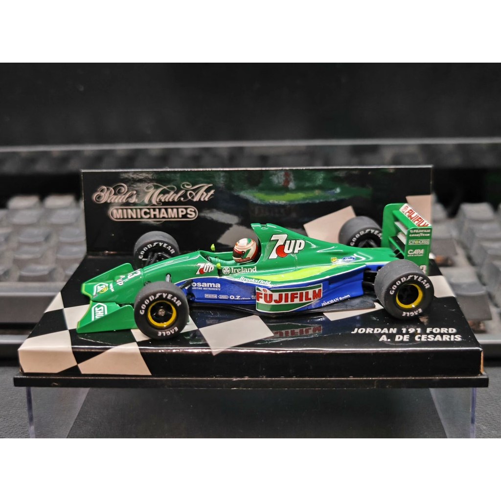 Mini Cut F1 รุ่น 191 Jordan Andrea De Cezalis 1991 Season Cezalis Participate ใน F1 ตั้งแต่ 1980 อาช