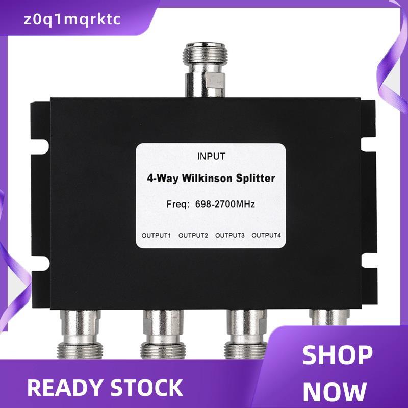 z0q1mqrktc V-Cdma FDD สัญญาณมือถือ Repeater เสาอากาศ 4 Way Microstrip Power Divider Splitter 698-270