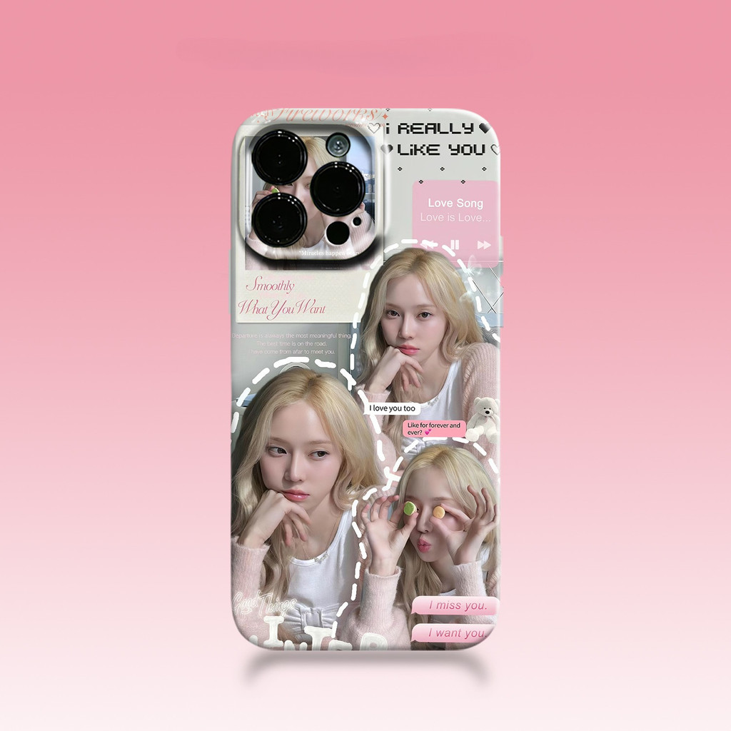 เคสมือถือ aespa Kim Min-jung สาวสวย Apple 15promax Kim Min-young Winter iphone 14 kpop ราคาสูง