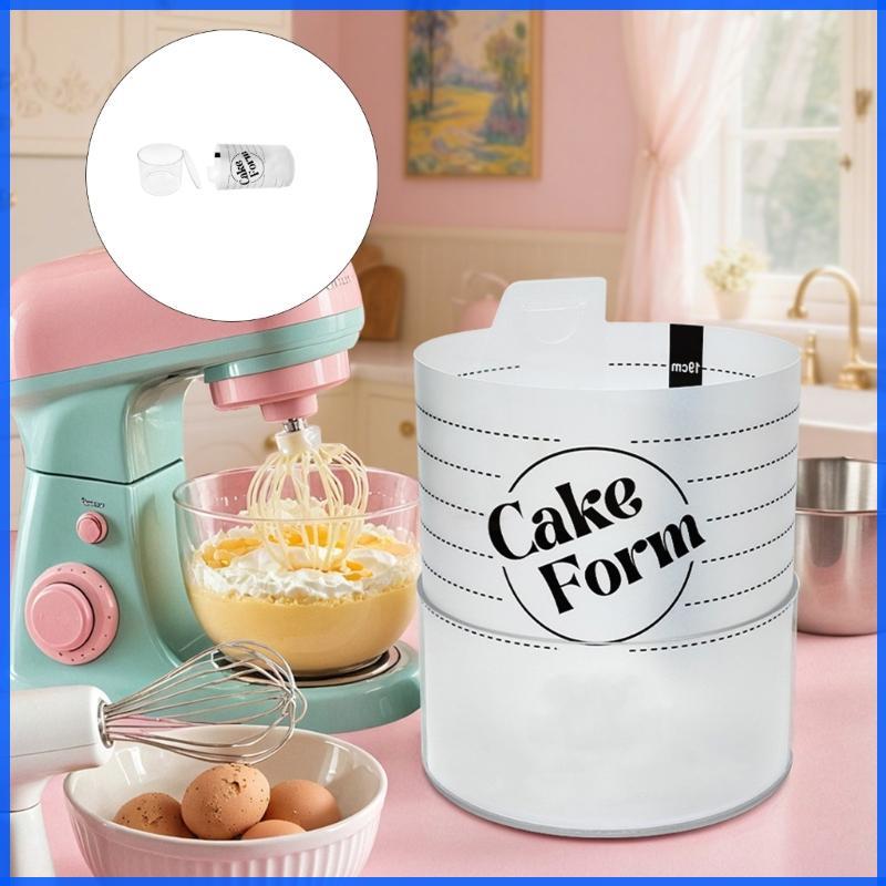 Con แม่พิมพ์เค้ก Pastry Set Round Form Cake Tool Circle Baking สําหรับตกแต่งงานเลี้ยงวันเกิด