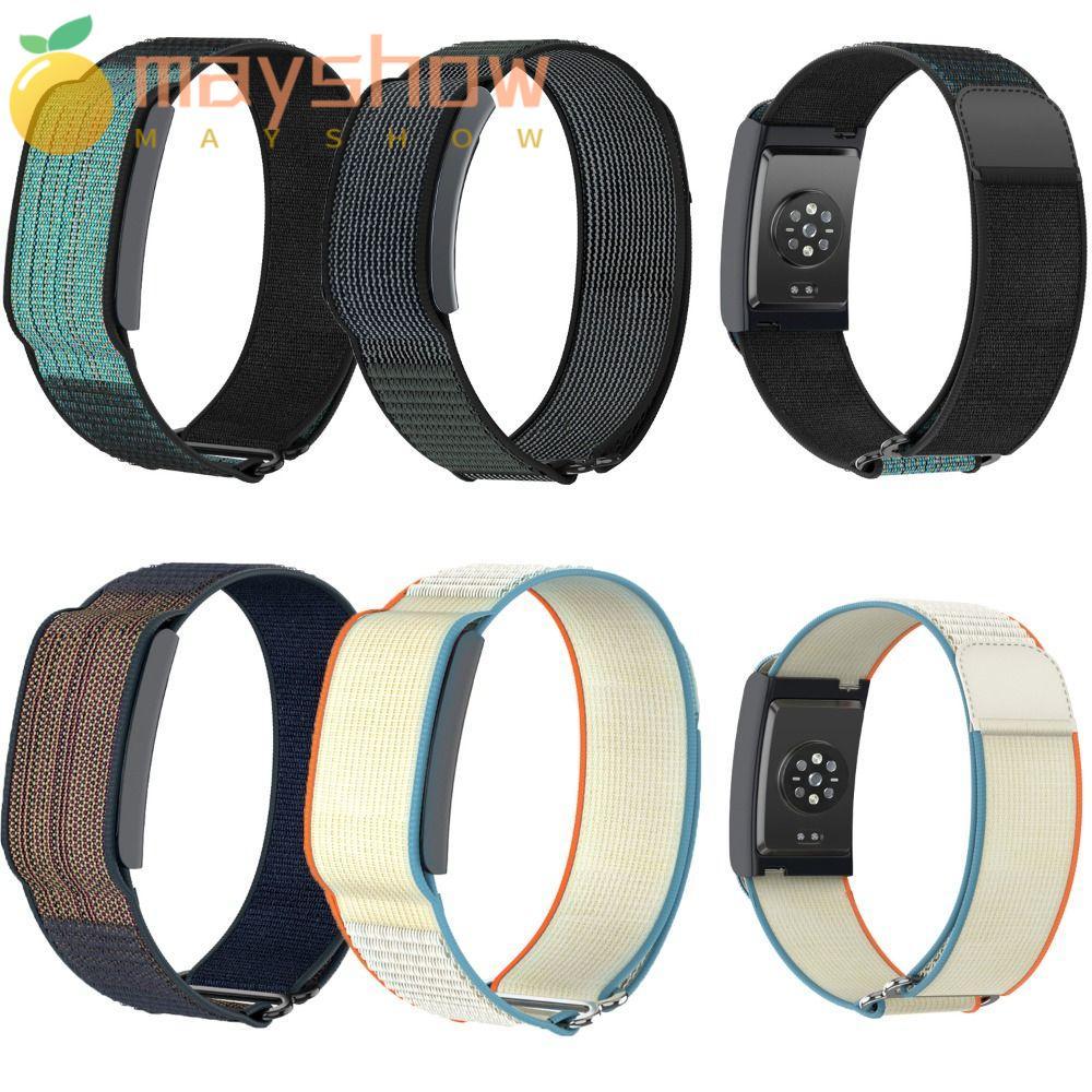 MAYSHOW Fitness Tracker Strap, 22 มม.,Breathable Loop Design สายรัดข้อมือไนลอนสําหรับ Amazfit Helio 