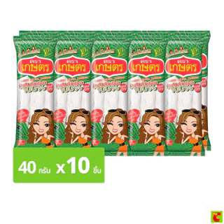เกษตร วุ้นเส้นถั่วเขียว 100% 40 ก. แพ็ค 10