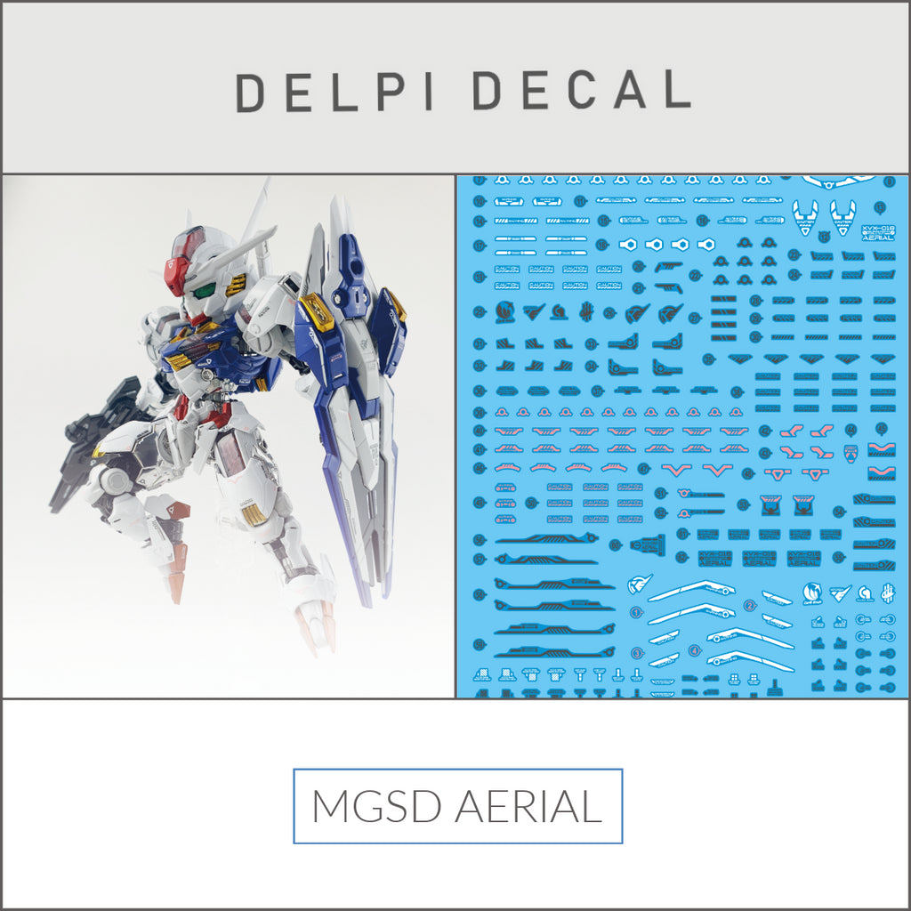 Delpi Decal (ดีคอลน้ำ) MGSD AERIAL