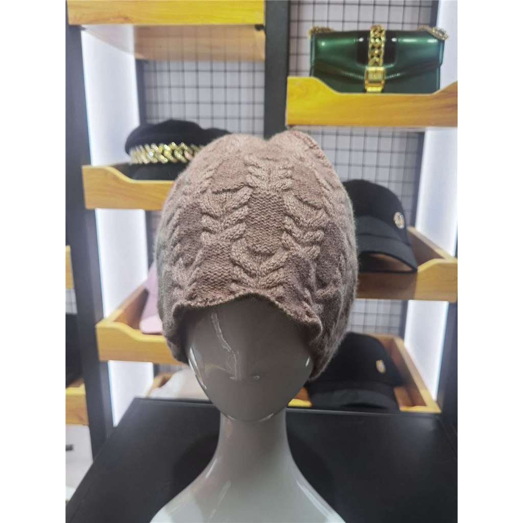 OTTOELLE Yang Mi star หมวกถักสำหรับผู้หญิงในฤดูหนาว