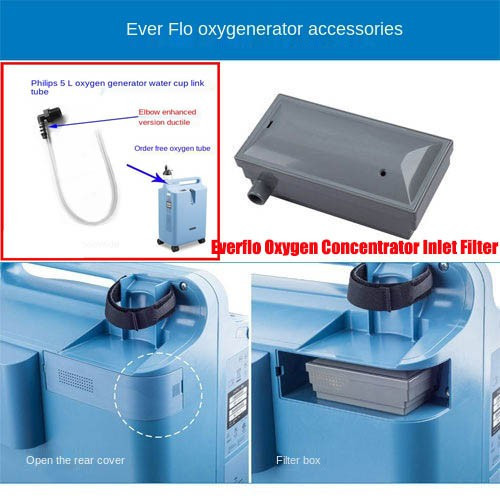 ตัวกรองทดแทนสําหรับเครื่องกําเนิดออกซิเจน Philips Respironics EverFlo 5L/Philips ออกซิเจนเครื่องกําเนิดไฟฟ้า accessor